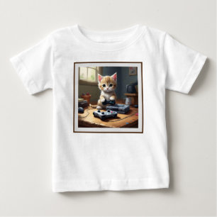 "Pixel Tassar: Gamer Kitten in action" T Shirt