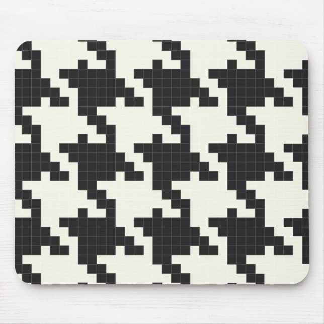 PIXEL-Texturerad hundtand Musmatta (Framsidan)