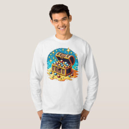 Pixel Treasure Chest - Retro Gaming Loot Design T Shirt