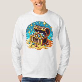 Pixel Treasure Chest - Retro Gaming Loot Design T Shirt