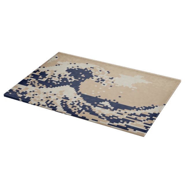 Pixel Tsunami 8-bitars Pixel Art (Hörn)