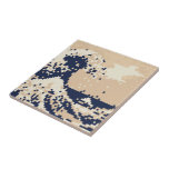 Pixel Tsunami 8-bitars Pixel Art Kakelplatta<br><div class="desc">Den Underbara vågen av Kanagawa (神 奈 川 浪 裏) Vintage 8-bitars Pixel Tsunami Art. Globe Trotters specialiserar sig på idiosynkratisk bild från hela världen. Här hittar du unika hälsningskort,  vykort,  Poster,  Mousepads med mera.</div>