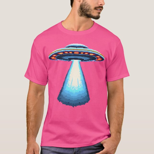 Pixel Ufo T Shirt (Framsida)