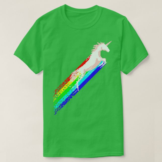 Pixel Unicorn T Shirt (Design framsida)