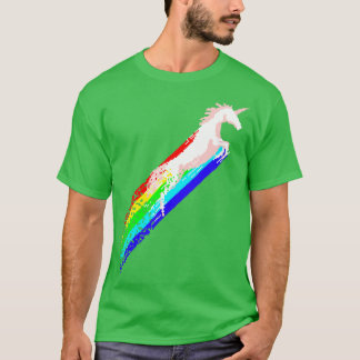 Pixel Unicorn T Shirt