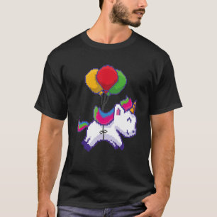 Pixel Unicorn T Shirt