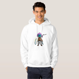 Pixel Vengeance: Wasteland Heroine Hoodie
