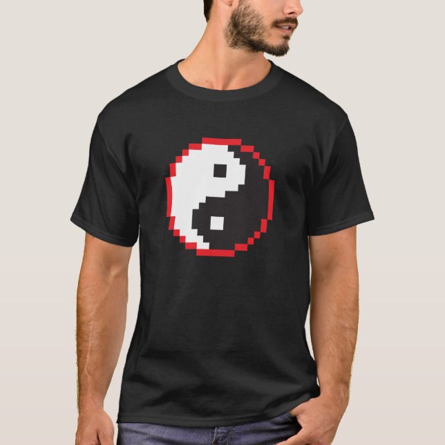 PIXEL Yin-Yang T-shirt (Framsida)