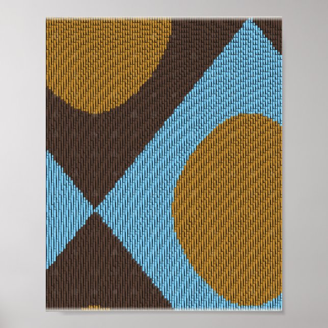 Pixelart-minimalistiskt mönster  poster (Framsidan)