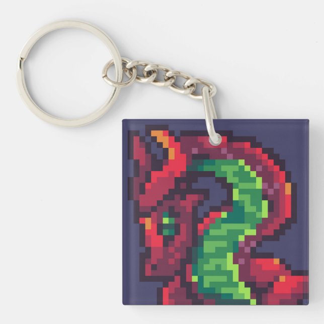 Pixelart, Pixel Art, dragon (Framsidan)