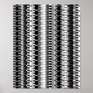 Pixelartad matematisk mönster  poster