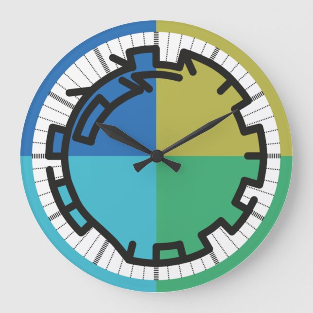 PIXELAT-kedjade tal av Masanser Stor Klocka (Framsida)