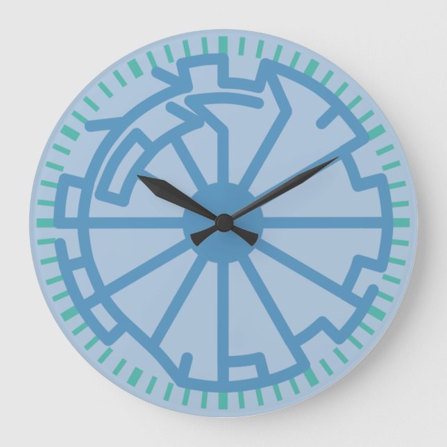 Pixelat-toppvärdet för kedjade tal av Masanser Stor Klocka (Framsida)