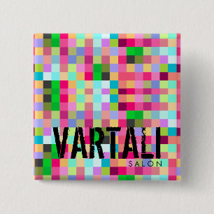Pixelate Vartali kvadrerar knäppas Knapp
