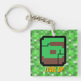 Pixelated Gamer Green Building Level Up 6