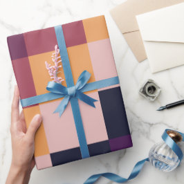 Pixelated Harmony Wrapping Paper Presentpapper