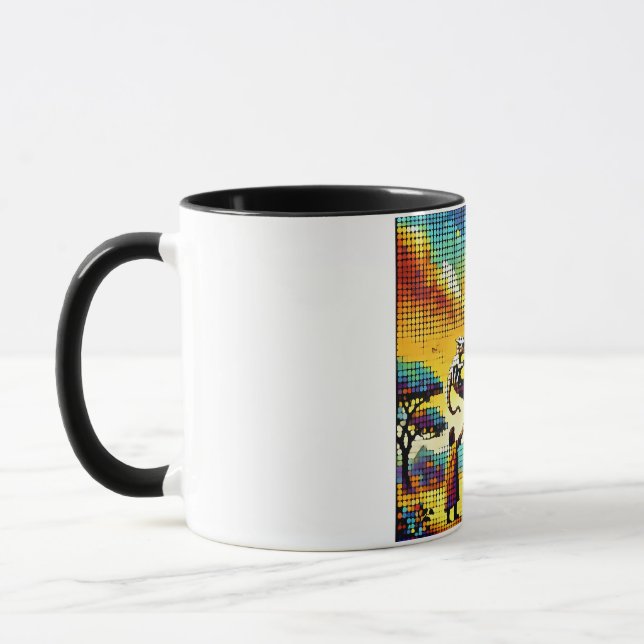 pixelated image of a dragon trainer mugg (Vänster)