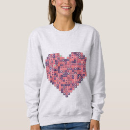 Pixelated Kärlek T Shirt