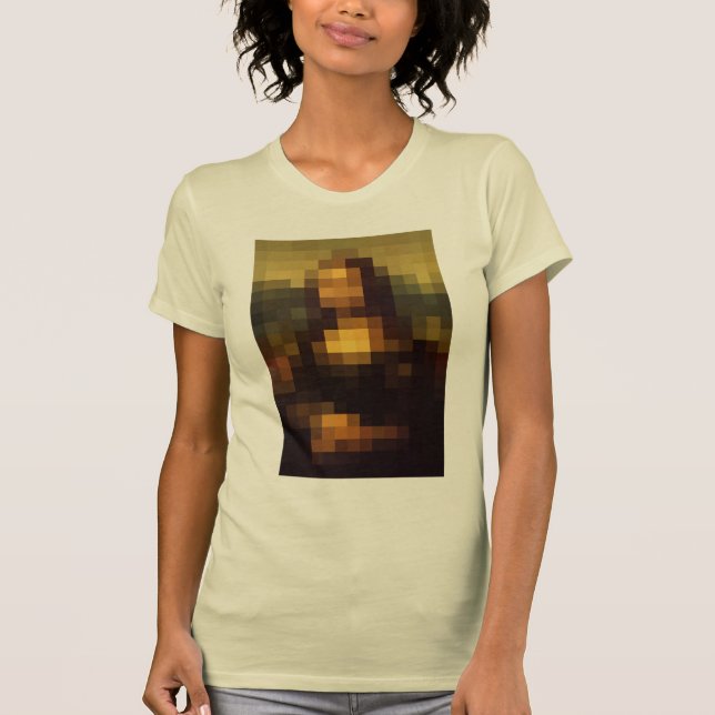 Pixelated Mona Lisa 3 Tröja (Framsida)