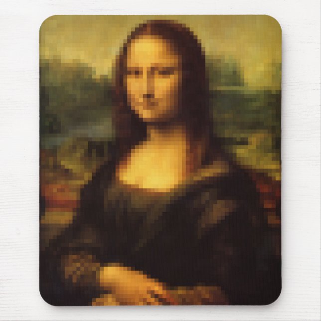 Pixelated Mona Lisa Musmatta (Framsidan)