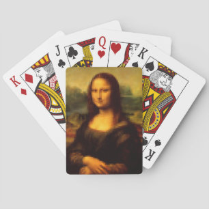 Pixelated Mona Lisa Spel Kort