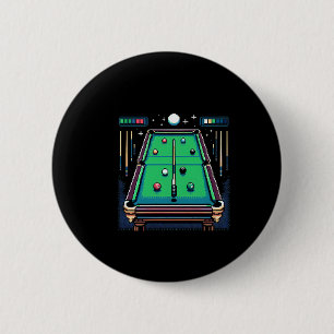 Pixelated Pot 8-bitars Billiards Knapp