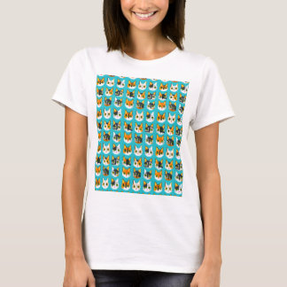 Pixelated Tabby katt Tee