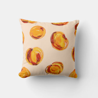 PixelatedDino Peach Mönster Pillow Kudde