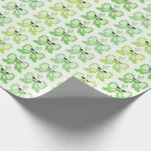 Pixelbågar i höga klackar Mönster Presentpapper