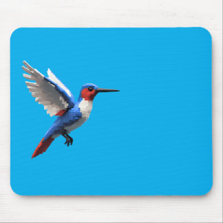 Pixeled Blue Hummingbird Musmatta