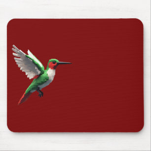 Pixeled Grönt Hummingbird Musmatta