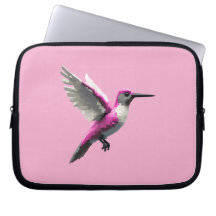 Pixeled Rosa Hummingbird-