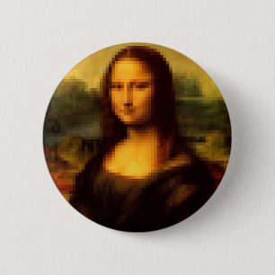 Pixelerad Mona Lisa Knapp