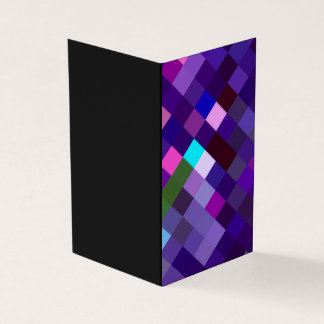 Pixelerad Mönster - Lila Kort