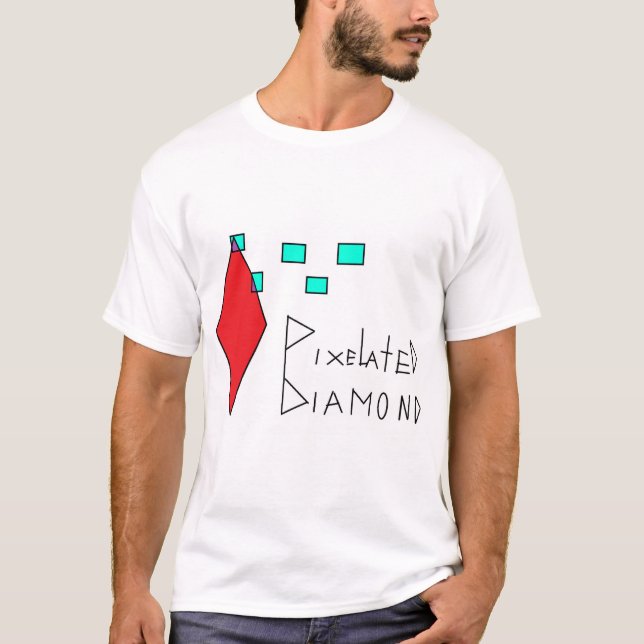 pixelerad t-shirt (Framsida)