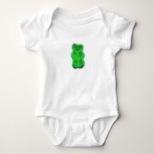 Pixelerat Grönt Gummy Bear