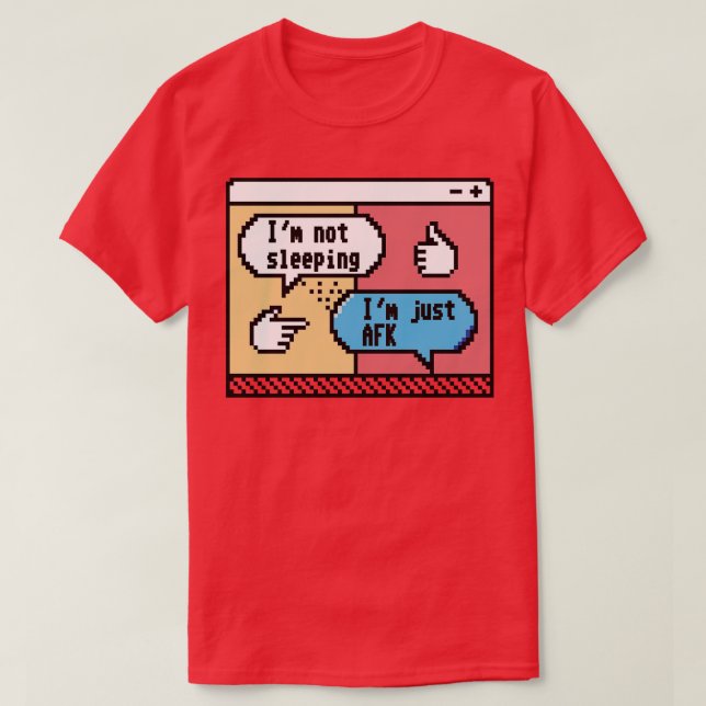 Pixelerat kapitel i AFK-konflikten T Shirt (Design framsida)