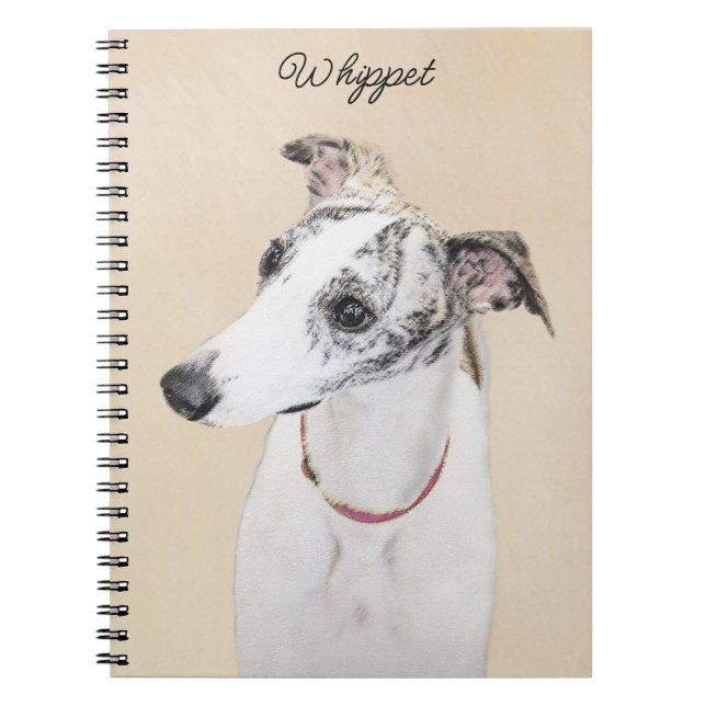 Pixelfärg - Cute Original Hund Art Anteckningsbok (Framsidan)