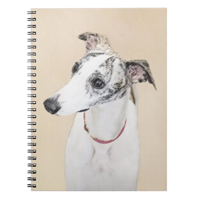 Pixelfärg - Cute Original Hund Art Anteckningsbok (Framsidan)