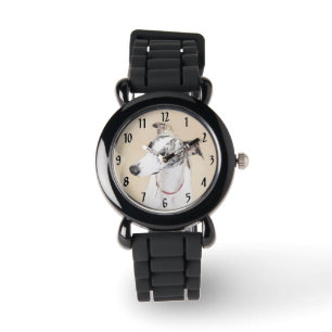 Pixelfärg - Cute Original Hund Art Armbandsur