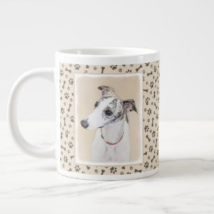 Pixelfärg - Cute Original Hund Art Jumbo Mugg