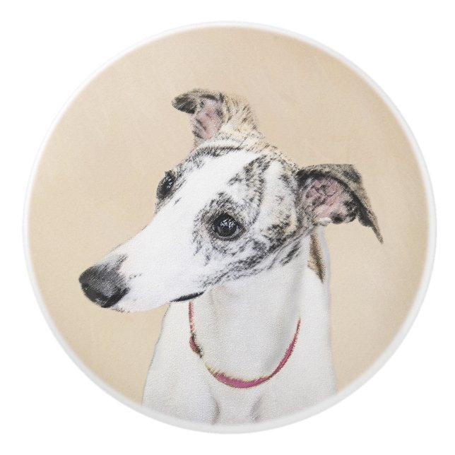 Pixelfärg - Cute Original Hund Art Knopp (Framsidan)