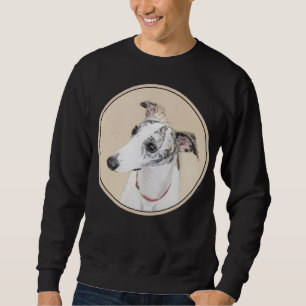 Pixelfärg - Cute Original Hund Art Lång Ärmad Tröja
