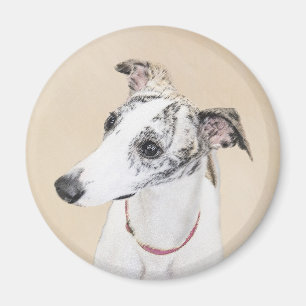 Pixelfärg - Cute Original Hund Art Magnet