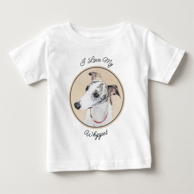 Pixelfärg - Cute Original Hund Art T Shirt (Framsida)