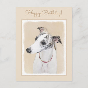 Pixelfärg - Cute Original Hund Art Vykort