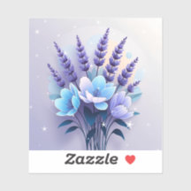 PixelFlower Sticker - Minimalistisk Blommigt Art f