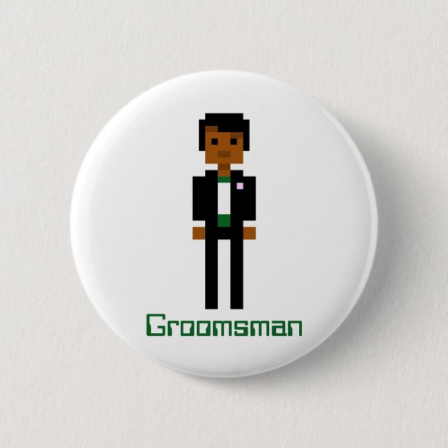 PIXELGroomsman 2 Knapp (Framsida)