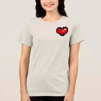 pixelhjärta t shirt
