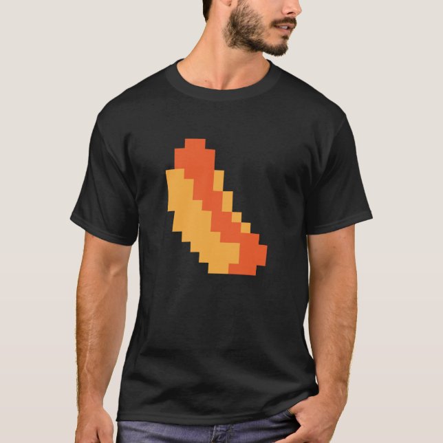 PIXELHotdogT-tröja Tee (Framsida)